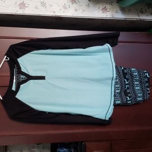 2 Piece Super Soft Women's PJs Set Size 8-10